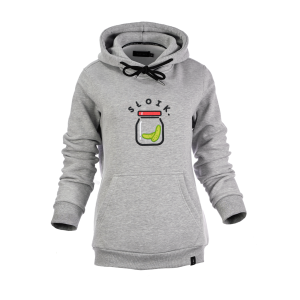 BLUZA  DAMSKA  Z KAPTUREM  "SŁOIK" 
