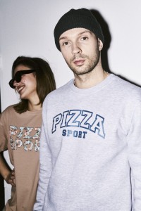 BLUZA PIZZA SPORT COLLEGE SZARA