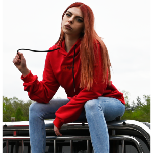 BLUZA  CZERWONA "SERCE"