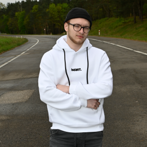 BLUZA  BIAŁA "HEART." 