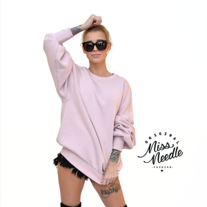 BLUZA  DAMSKA "SARA"  JASNY RÓŻ